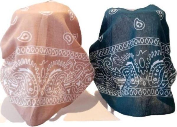 - Desenli 2'li Paraşüt Bandana - Image 1