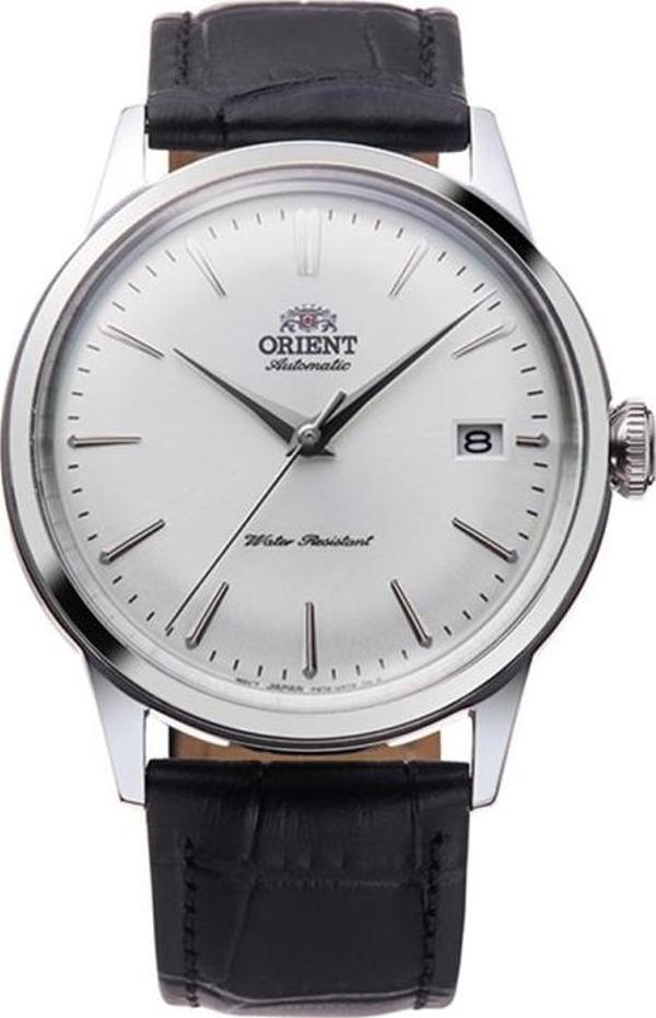 Orient Bambino RA-AC0M03S30B Kurmalı Otomatik Deri Siyah Beyaz Kadran 42 mm Erkek Kol Saati - Image 1