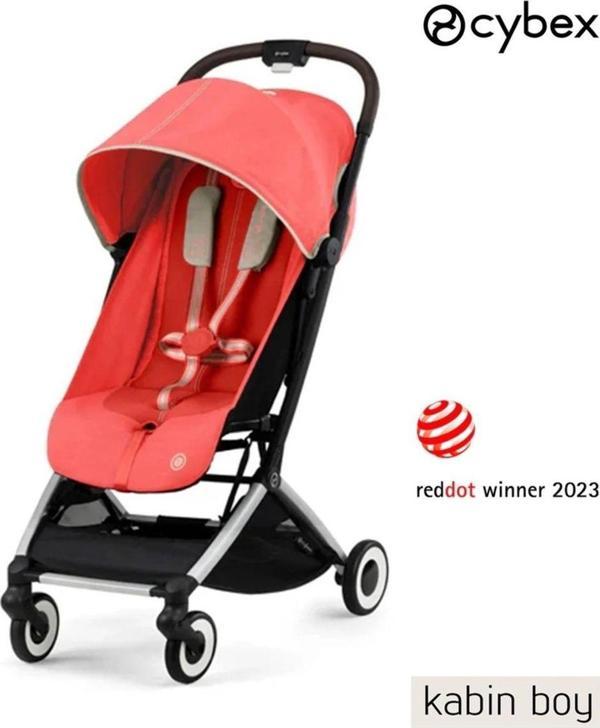 Cybex Orfeo (Hibiscus Red) Kabin Boy Bebek Arabası - Image 1