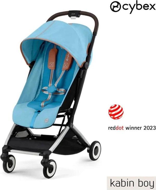 Cybex Orfeo (Beach Blue) Kabin Boy Bebek Arabası - Image 1