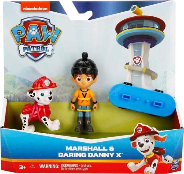 Spin Master Paw Patrol Yavru Kahraman Figür Seti Marshall & Darıng Danny X6070734 - Image 1