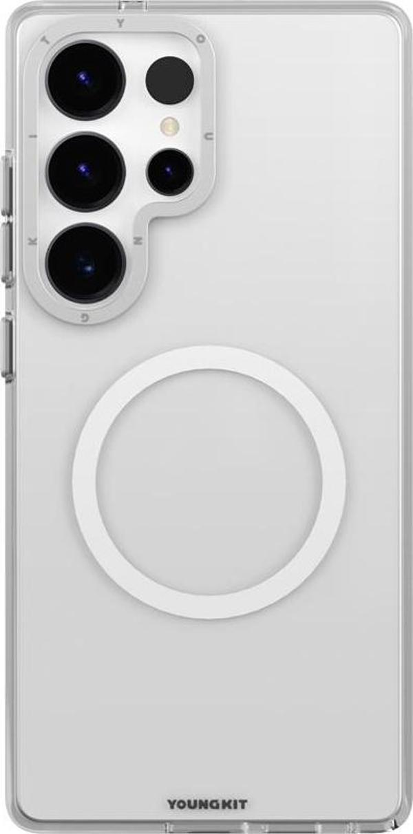Galaxy S25 Ultra Kılıf Magsafe Şarj Özellikli Şeffaf Youngkit Crystal Shield Serisi Kapak - Image 1