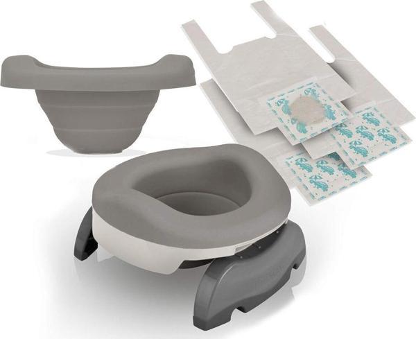 Potette Plus Portatif Lazımlık , Tuvalet Adaptörü , Eğitici Oturak Komple Set - Image 1