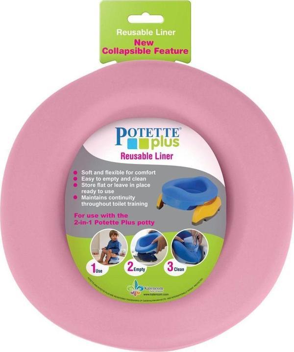 Potette Plus Tekrardan Kullanılabilir Silikon Astar- Pembe - Image 1