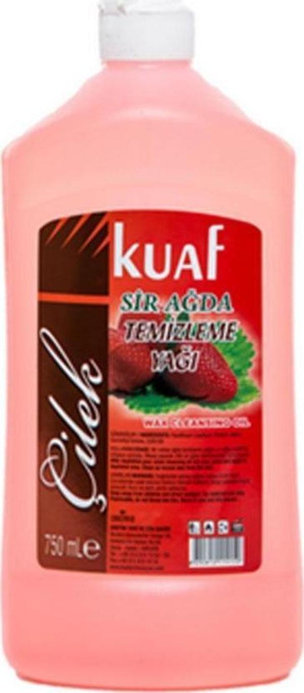 Kuaf Ağda Temizleme Yağı 750ml - Çilek - Image 1