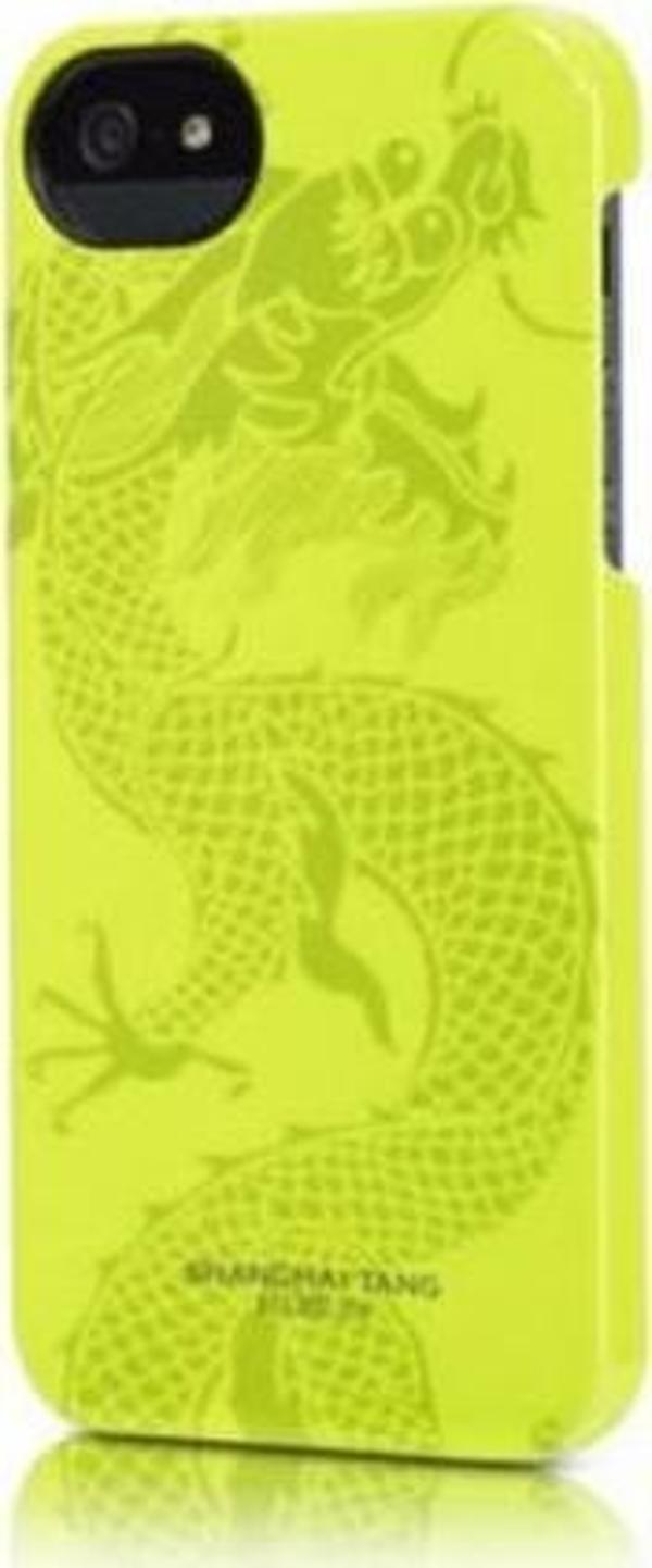 iPhone SE/5S/5 ile Uyumlu Shanghai Tang Hard Shell Sert Kılıf  Yeşil Dragon (ST-505) - Image 1