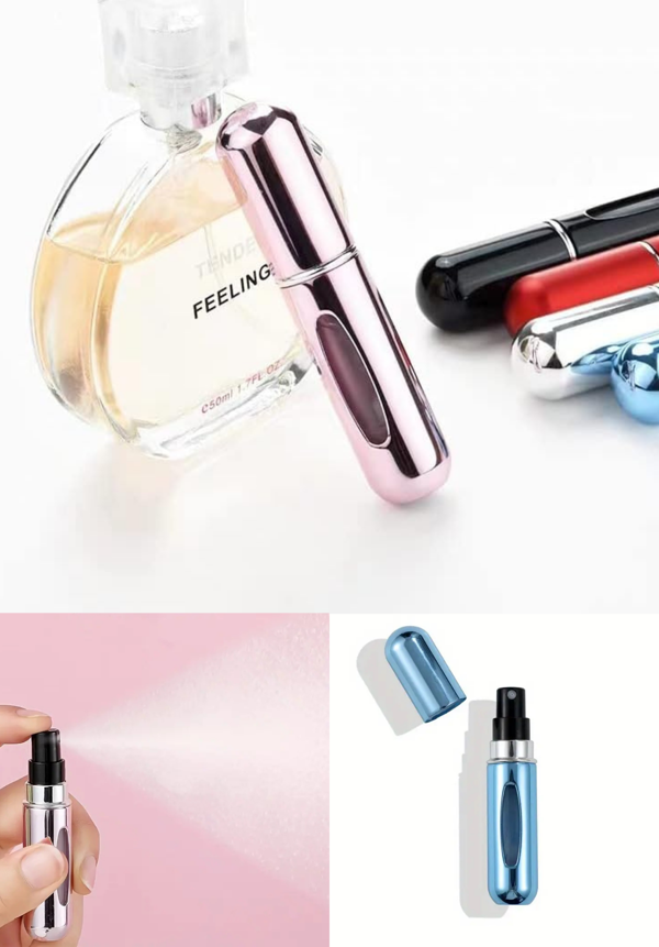 Parfüm Şişesi Çanta Içi Mini Doldurulabilir Seyahat Cep Yedek Parfüm Şişesi 5 ml - Image 1