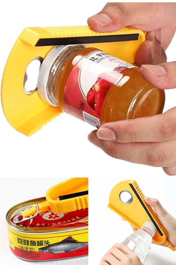 Kavanoz Açacak Şişe Kapağı Açacağı Kavanoz Kapak Açma Sıkma Konserve Açacağı - Image 1