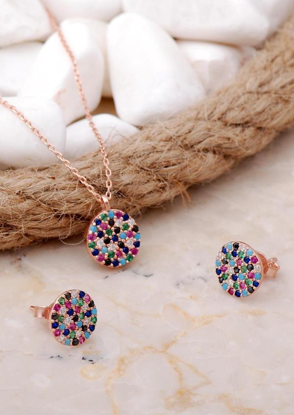 Rose Gümüş Mix Taşlı Mini Set 2016 - Image 1