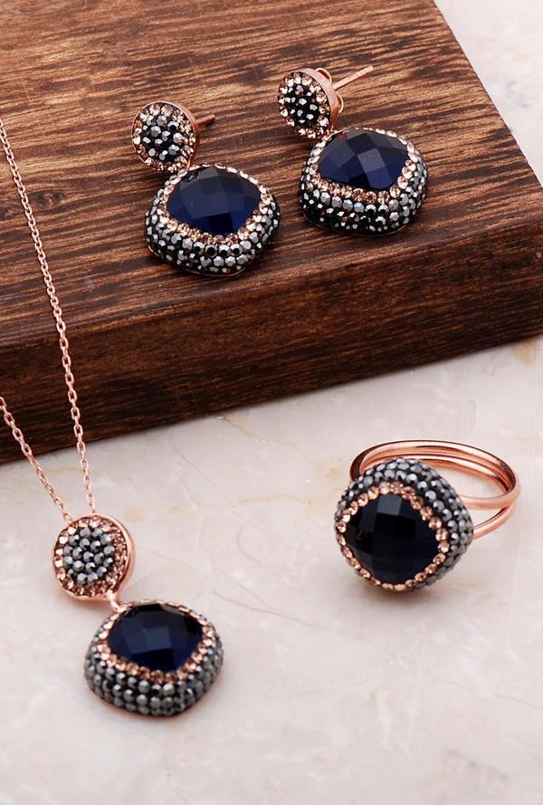 Safir Rose Gümüş Set 2063 - Image 1