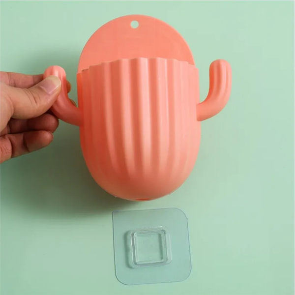 Kendinden Yapışkanlı Minimalist Şık Tasarımlı Kaktüs Duvar Organizer - Image 1