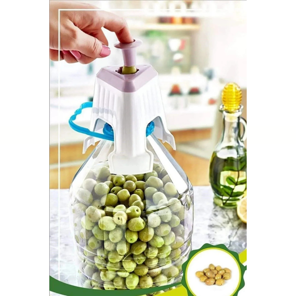 Kolay Zeytin Kesme Çizme Aparatı Zeytin Dilme Aleti Küçük Zeytin Çizici Aparat - Image 1