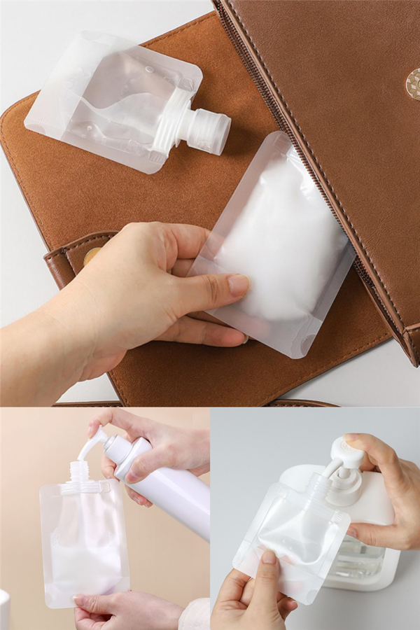 Taşınabilir Sıvı Seyahat Kiti Pratik Sıvı Seyahat Torbası 6 Adet 100 ml - Image 1