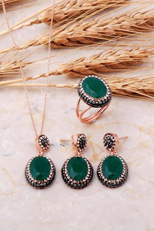 Yeşim Rose Gümüş Set 2538 - Image 1
