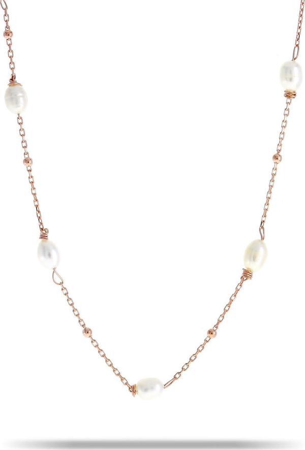 İncili Rose Gümüş Kolye 7331 - Image 1