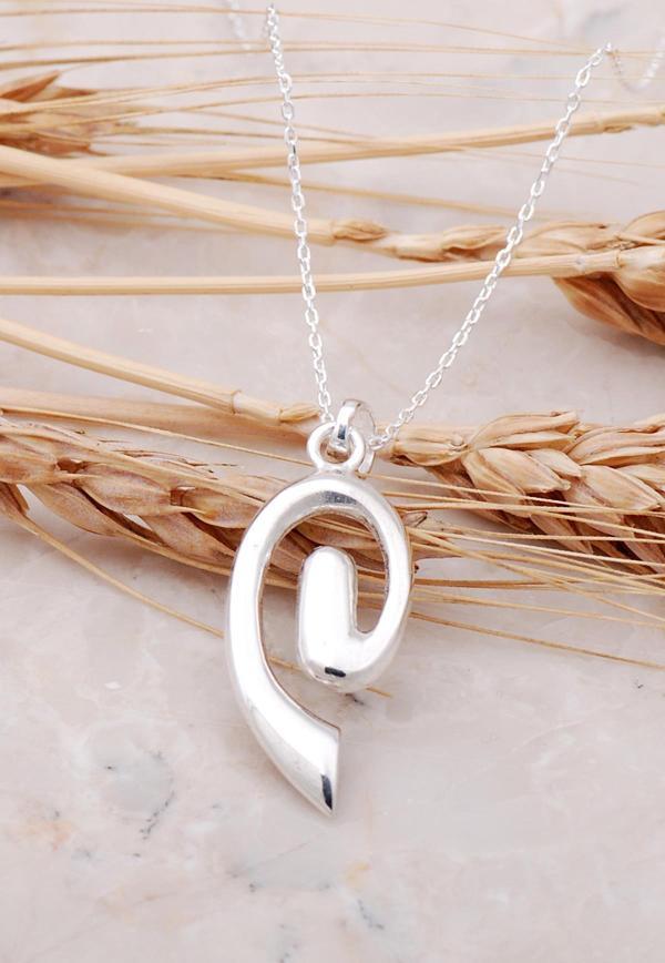 Salyangoz Tasarım Gümüş Kolye 7476 - Image 1