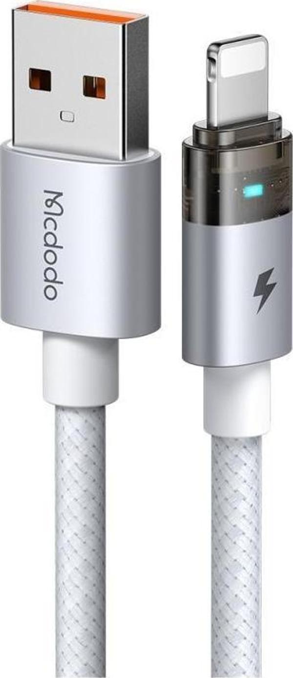 Mcdodo CA-6912 Usb-A To Lightning Şarj ve Data Kablosu 1.2m - beyaz - Image 1