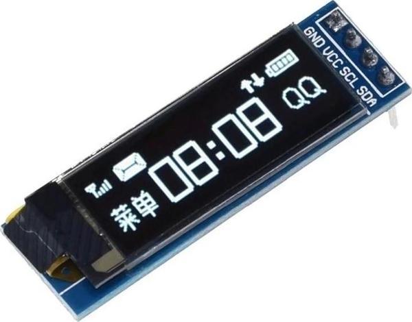 128x32 Oled Lcd Ekran 0.91 Inch - Beyaz (Arduino Uyumlu) - Image 1