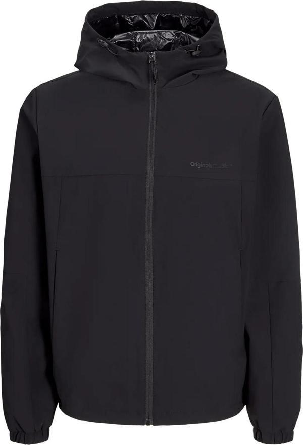 Jack&Jones Erkek Jorvesterbro Kapüşonlu Suya Dayanıklı Mevsimlik Mont Ceket 12272898 Siyah - Image 1