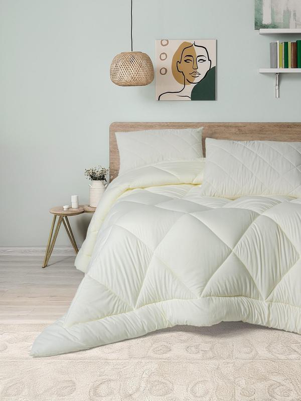 Cotton Box Softwash Çift Kişilik Yorgan Seti Ekru 160x200 Lastikli Çarşaf - Image 1