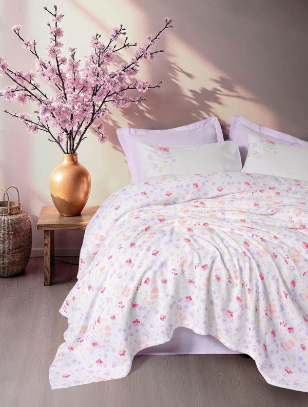 Cotton Box Estiva Çift Kişilik Pike Takımı Winsome Lila - Image 1