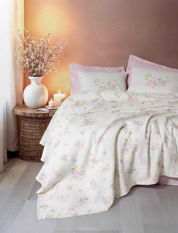 Cotton Box Estiva Çift Kişilik Pike Takımı Petal Pembe - Image 1