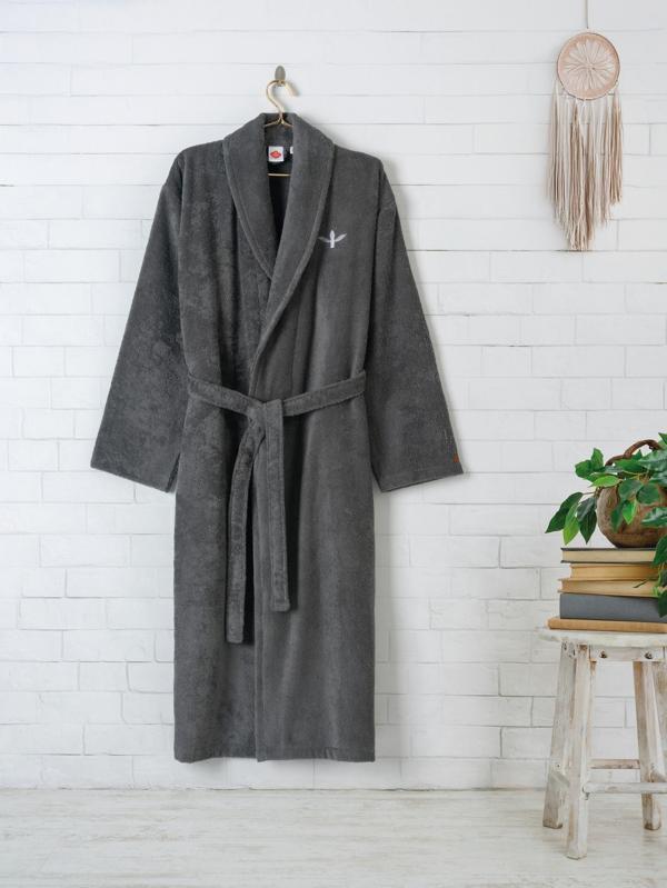 Cotton Box Wellness Bornoz Zen Antrasit S/M - Image 1