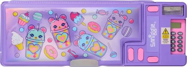 Smiggle - Wonder World Tatlı Atıştırmalıklar Hesap Makineli Pop Out Otomatik Kalem Kutusu - Image 1
