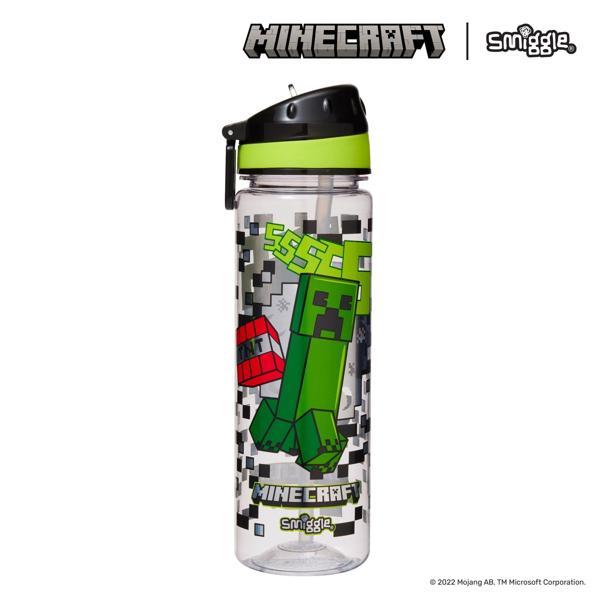 Smiggle - Minecraft Pipetli 650ML BPA&apos;sız Suluk - Image 1