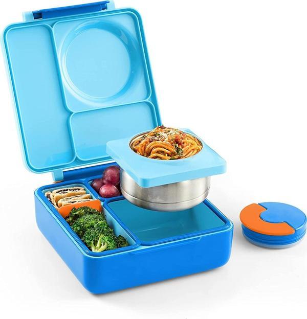 OmieBox - Isı Yalıtımlı Mavi Bento Yemek Kutusu - Image 1