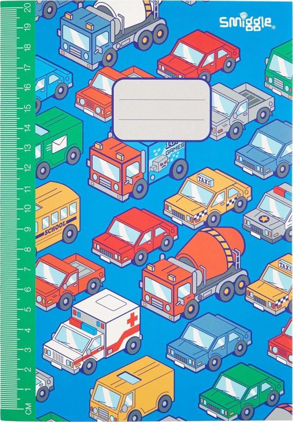 Smiggle - A5 Cetvelli ve Çizgili Defter - Image 1