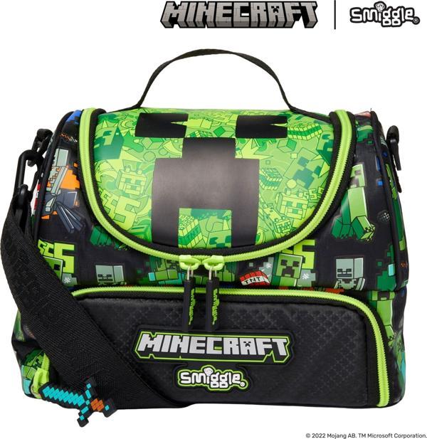 Smiggle - Minecraft Çift Katlı Askılı Beslenme Çantası - Image 1