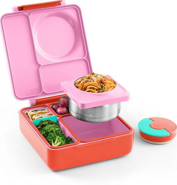 OmieBox - Isı Yalıtımlı Pembe Bento Yemek Kutusu - Image 1
