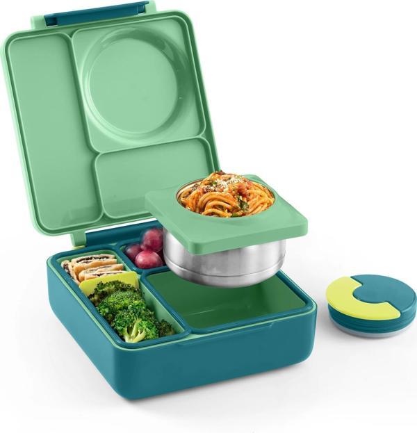 OmieBox - Isı Yalıtımlı Yeşil Bento Yemek Kutusu - Image 1