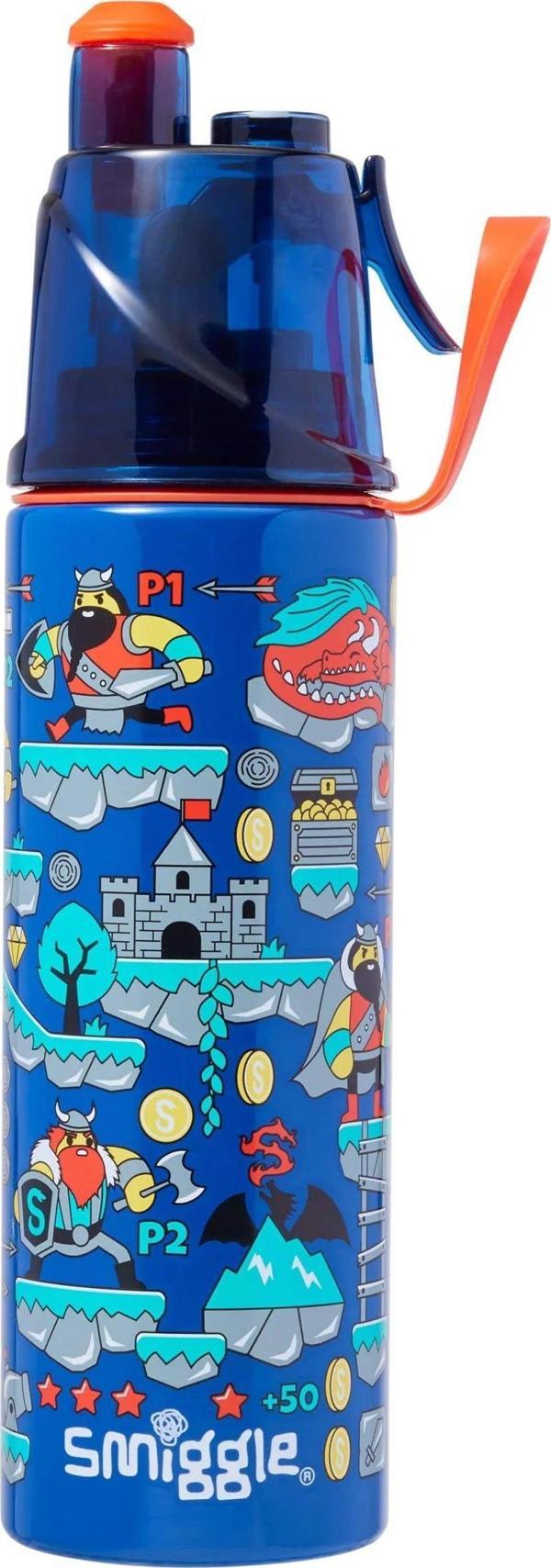 Smiggle - Livin Su Püskürtmeli 500ML Çelik Matara - Image 1