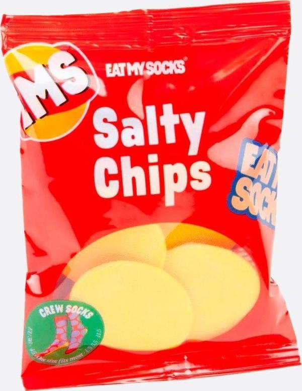 Eat My Socks - Yetişkin Tuzlu Cipsler Çorap - Image 1