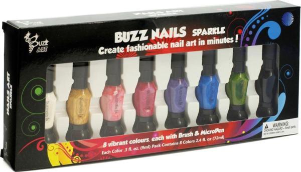 Buzz Art - Çocuklara Özel Tırnak Boyama Tasarım Seti Sparkle - Image 1