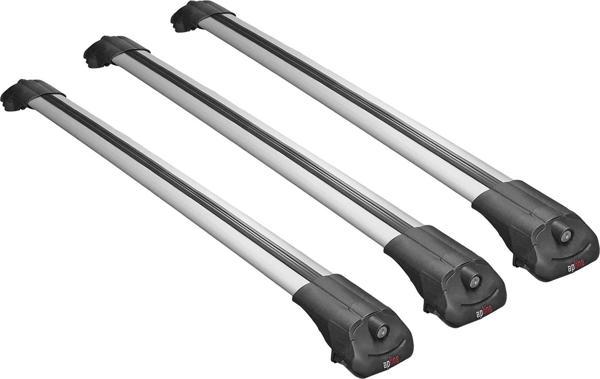 Renault Clio SPORT TOURER 2013-2020 Arası ile uyumlu ACE-1 Ara Atkı Tavan Barı GRİ 3 ADET BAR - Image 1