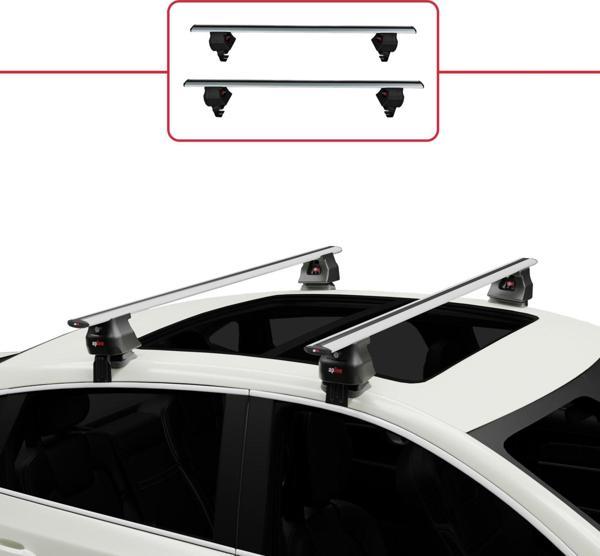 Peugeot 308 2013-2021 Arası ile uyumlu ACE-4 Ara Atkı Tavan Barı GRİ - Image 1