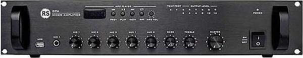 Rs Audio DPA-100-UB Amfi Mikser (USB/Bluetooth/ FM, 3 Mic, 2 Aux) - Image 1