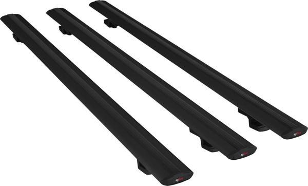 Toyota Land Cruiser Prado (J150) 2009-2023 Arası ile uyumlu Basic Model Ara Atkı Tavan Barı SİYAH 3 ADET - Image 1