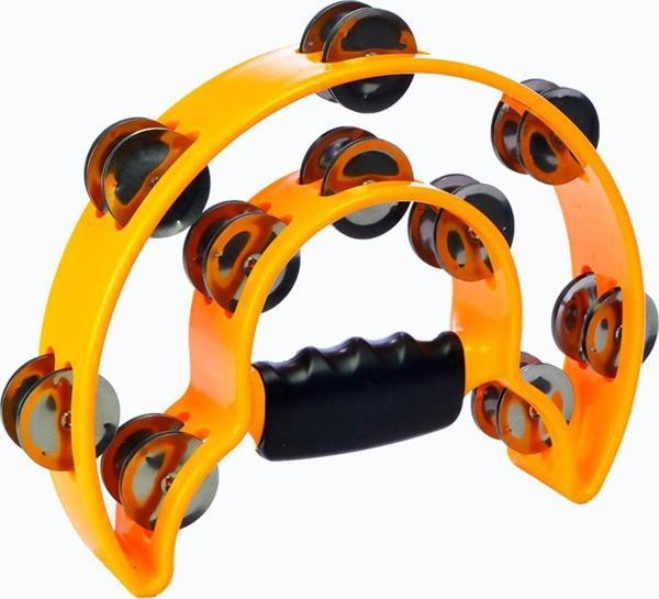 Alice Atb002 Tef Sarı Renk Çift Yarım Daire Formlu, 20 Çift Zilli Ergonomik Saplı - Image 1