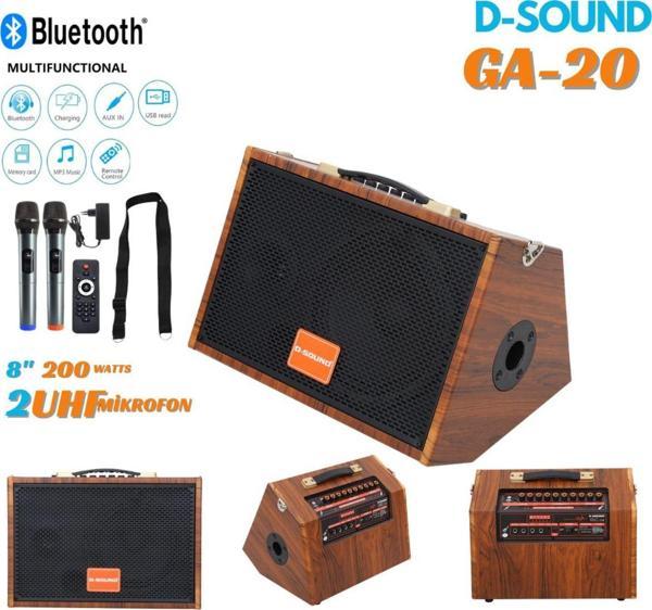 D-Sound D Sound Ga-20 Model Taşınabilir Şarjlı Bluetothlu Hoparlör - Image 1