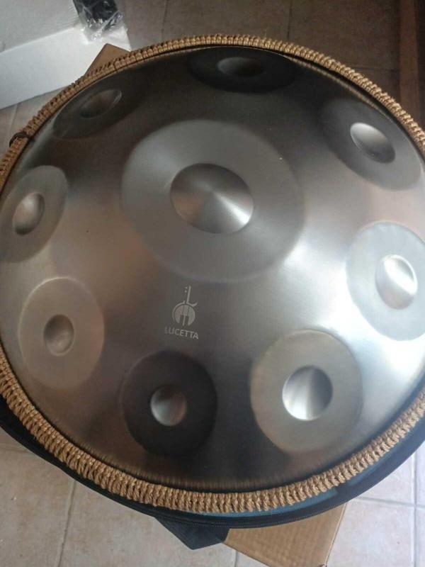 Lucetta Profesyonel Silver İthal Handpan Hangdrum Ful Set - Image 1