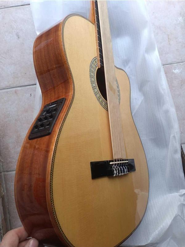 Solares Scs-100Cteq İnce Kasa Maun Ağacı Elektro Klasik Gitar - Image 1