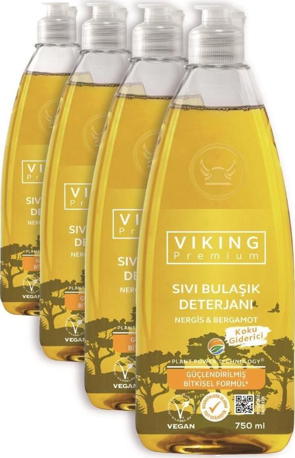 Premium Bulaşık Deterjanı Nergis-Bergamot 750 ml 4 Adet - Image 1