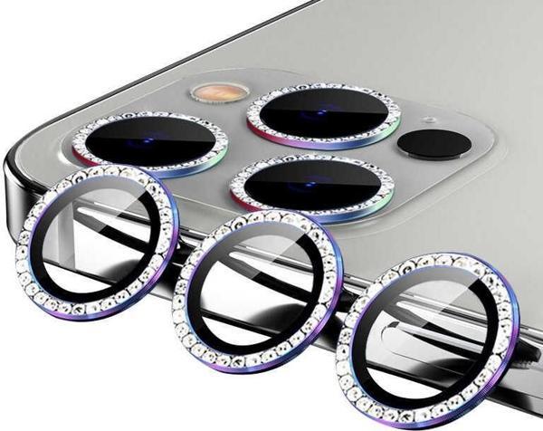 Yuem Apple iPhone 13 Pro CL-06 Kamera Lens Koruyucu Colorful - Image 1