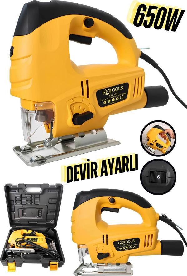 Retools Elektrikli Dekupaj Sarı - Image 1