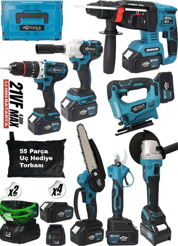 Retools Ultra 7'Li Profesyonel Makine Seti - Image 1