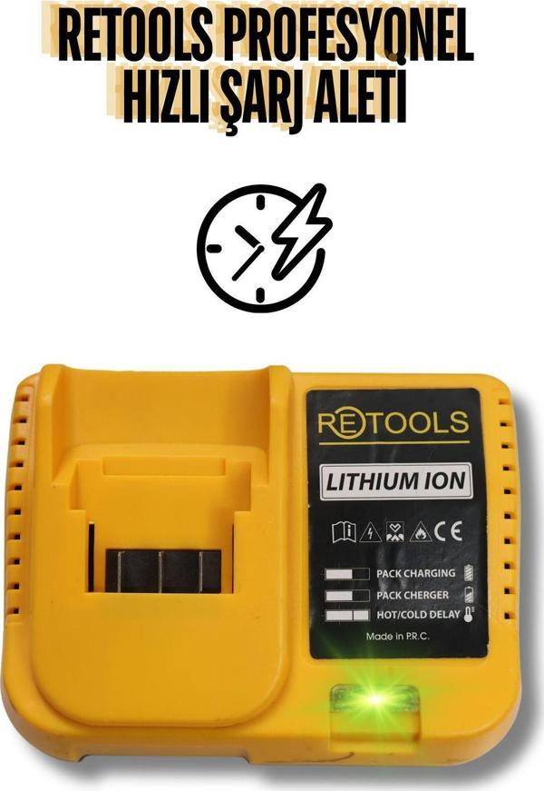 Retools Ultra Hızlı Şarj Cihazı Sarı - Image 1